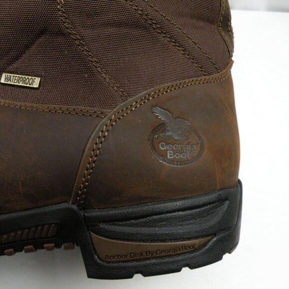 Georgia Boot Men’s 14 Athens Steel Waterproof Wellington Boot Brown NWOB main image 12